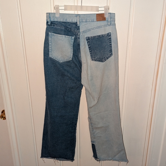 Patchwork Flared Jeans - Picture 3 of 4